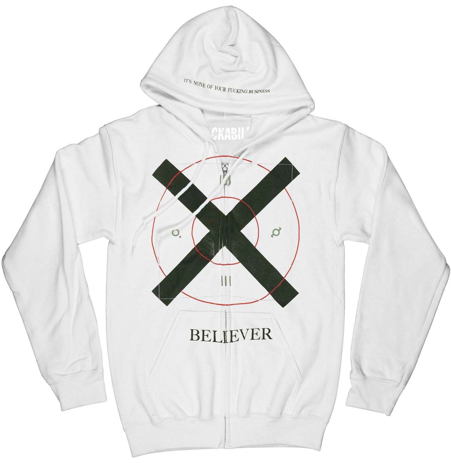 30 Seconds To Mars Zippered Hooded Sweatshirt