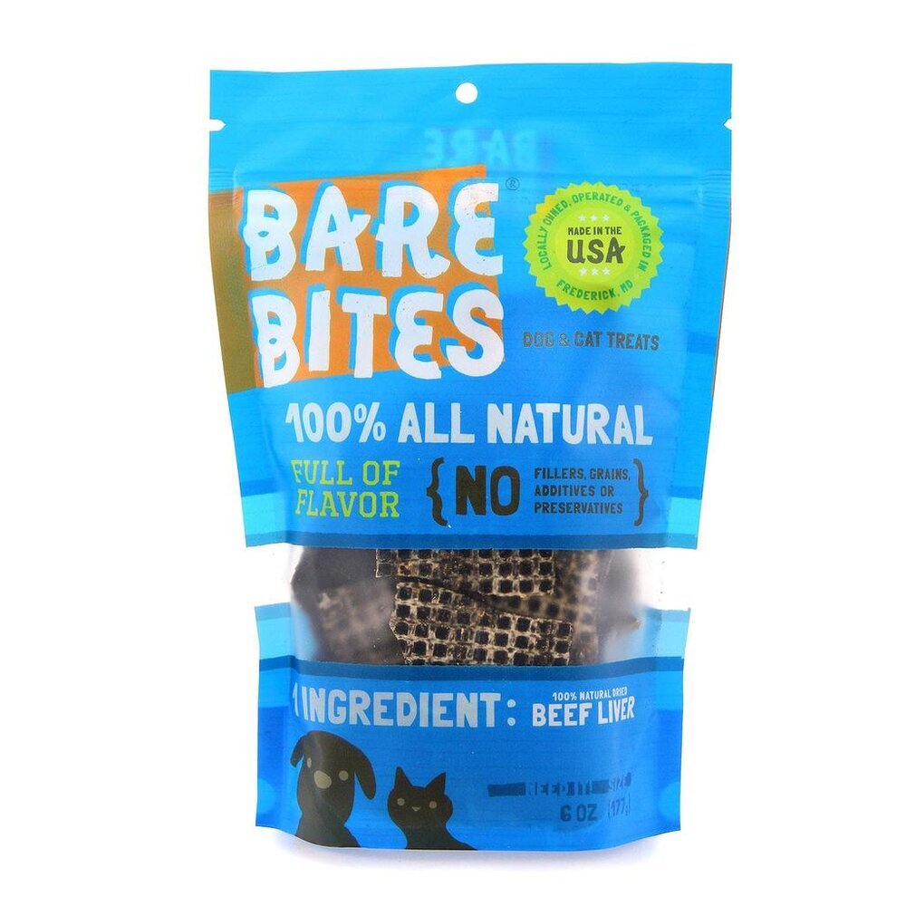 Bare Bites 3 Oz. Beef Liver Treats