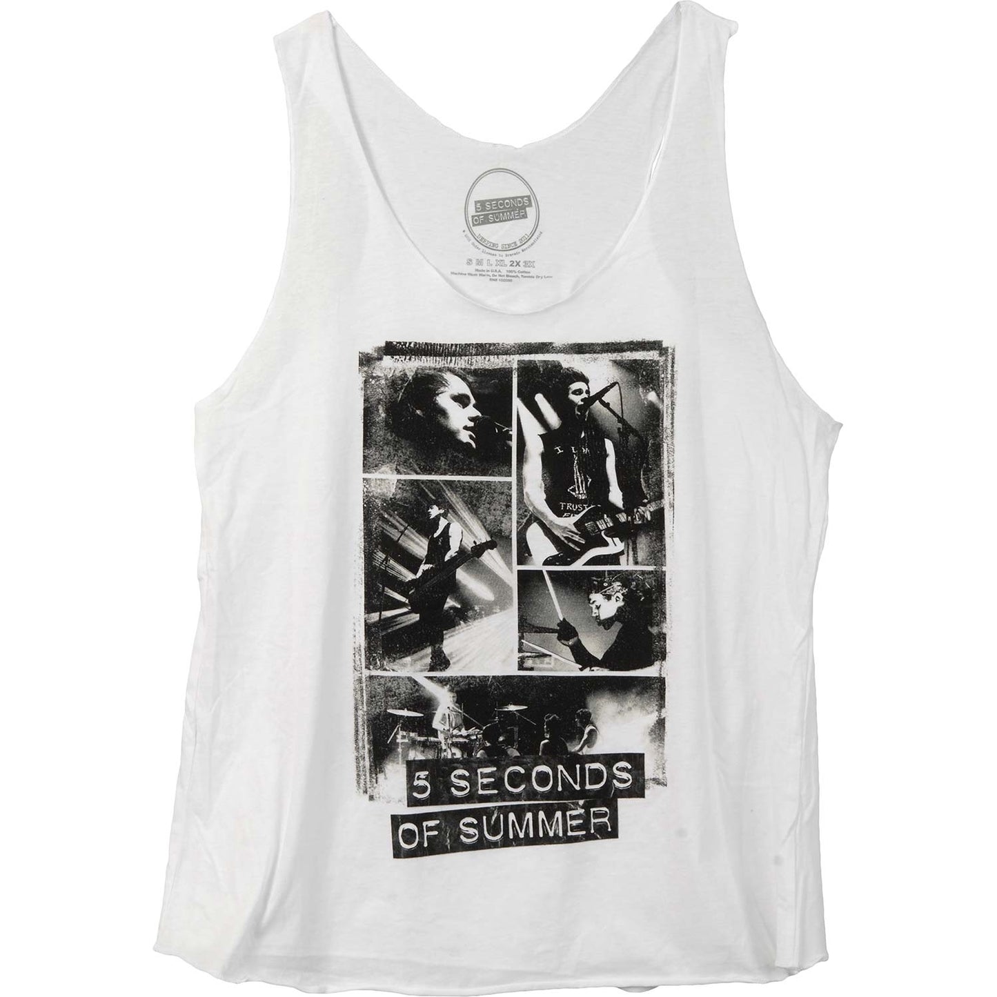 5 Seconds Of Summer Collage Womens Tank