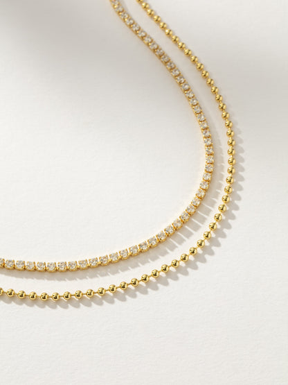 Happy Hour Layered Tennis Necklace