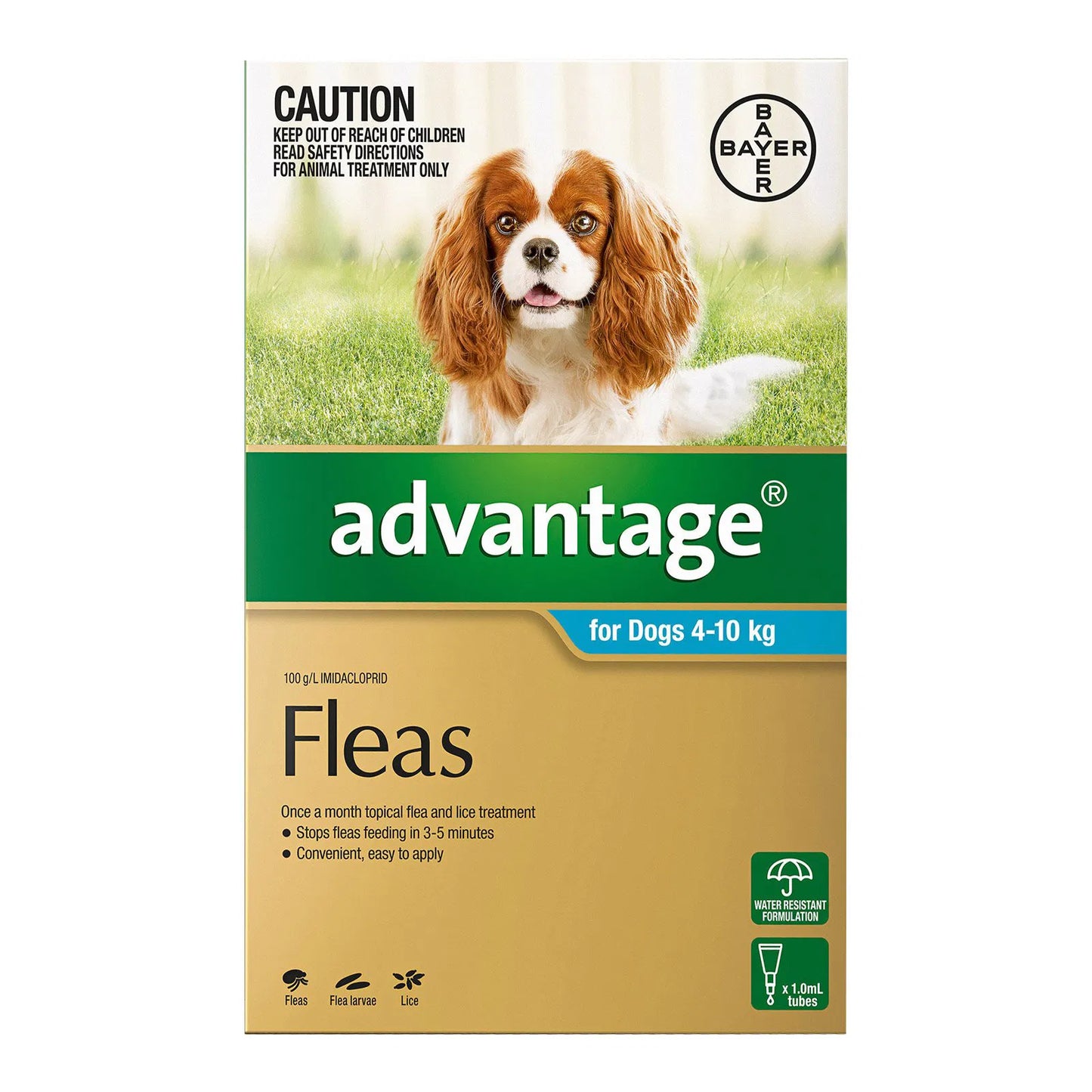 Advantage - For Medium Dogs 4 To 10Kg (Aqua)