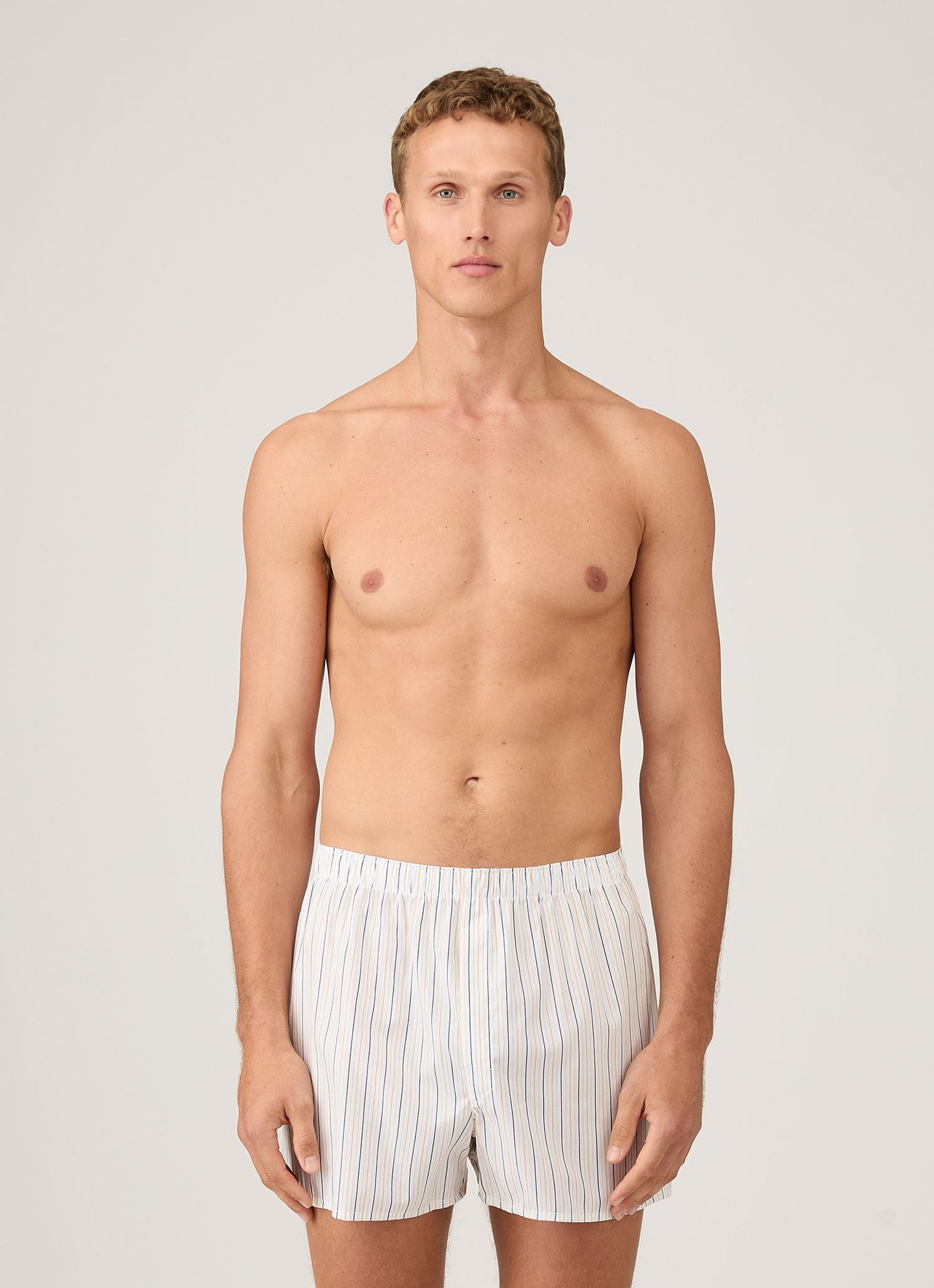 Mens Classic Boxer Shorts In White Blue Green Mbox4700 Stnz