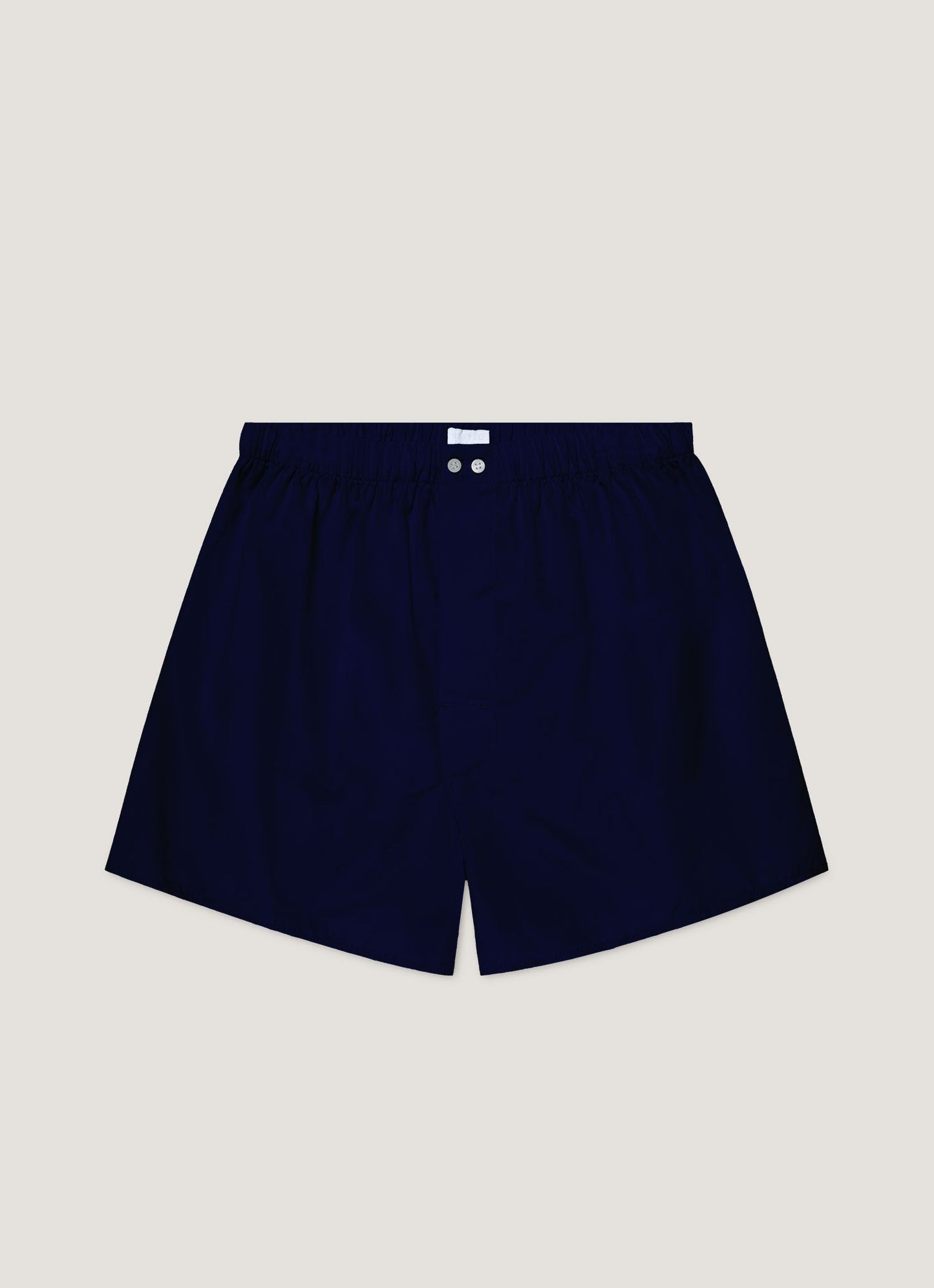 Mens Sea Island Cotton Boxer Short In Navy Mbox4711 Buaa