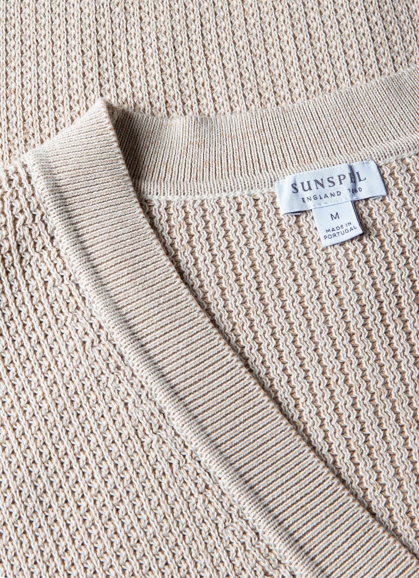 Mens Textured Knit Cardigan In Ecru Mcar8243 Whcr
