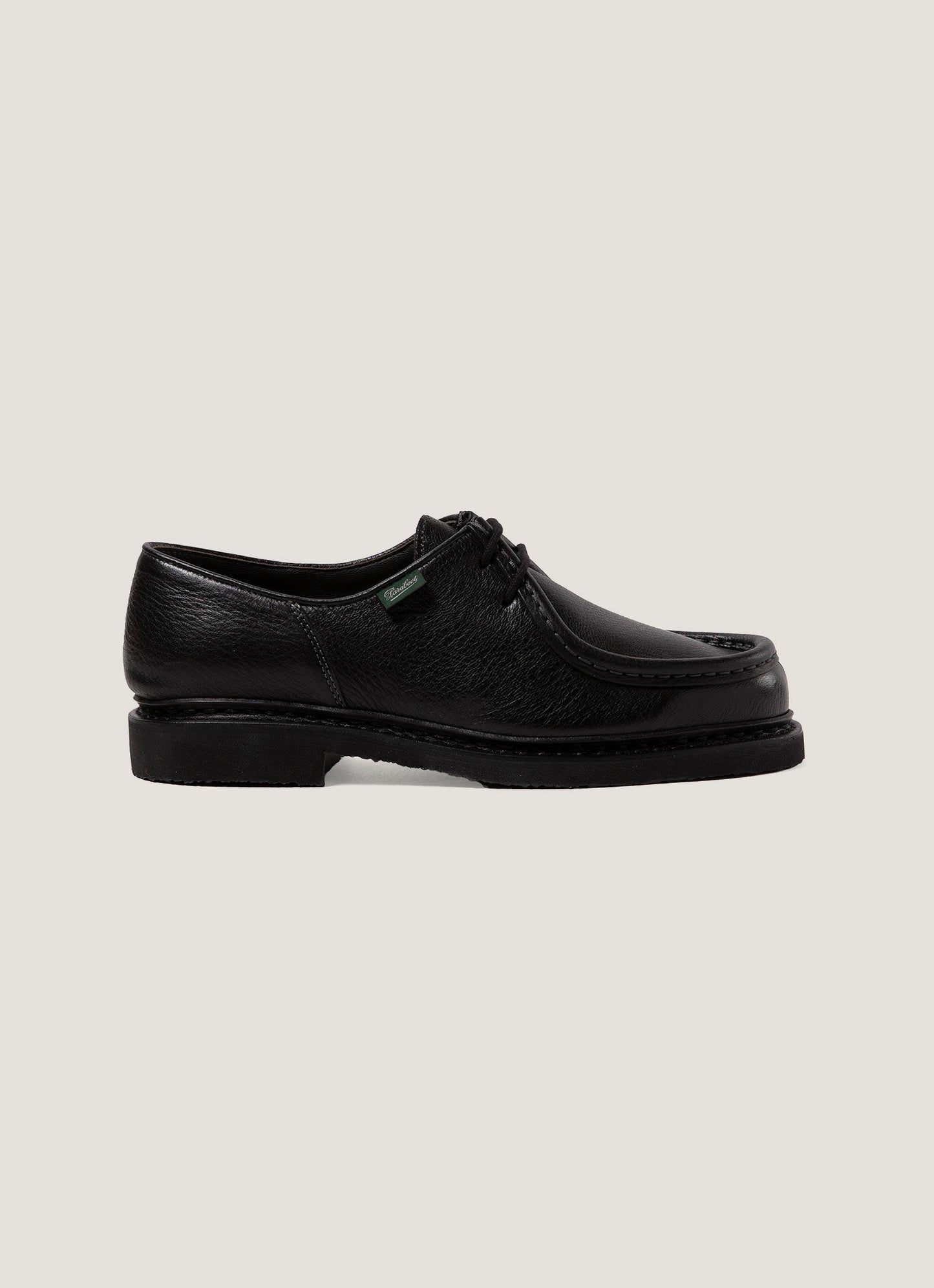 Paraboot Grained Leather Michael In Black Mftw9472 Bkaa