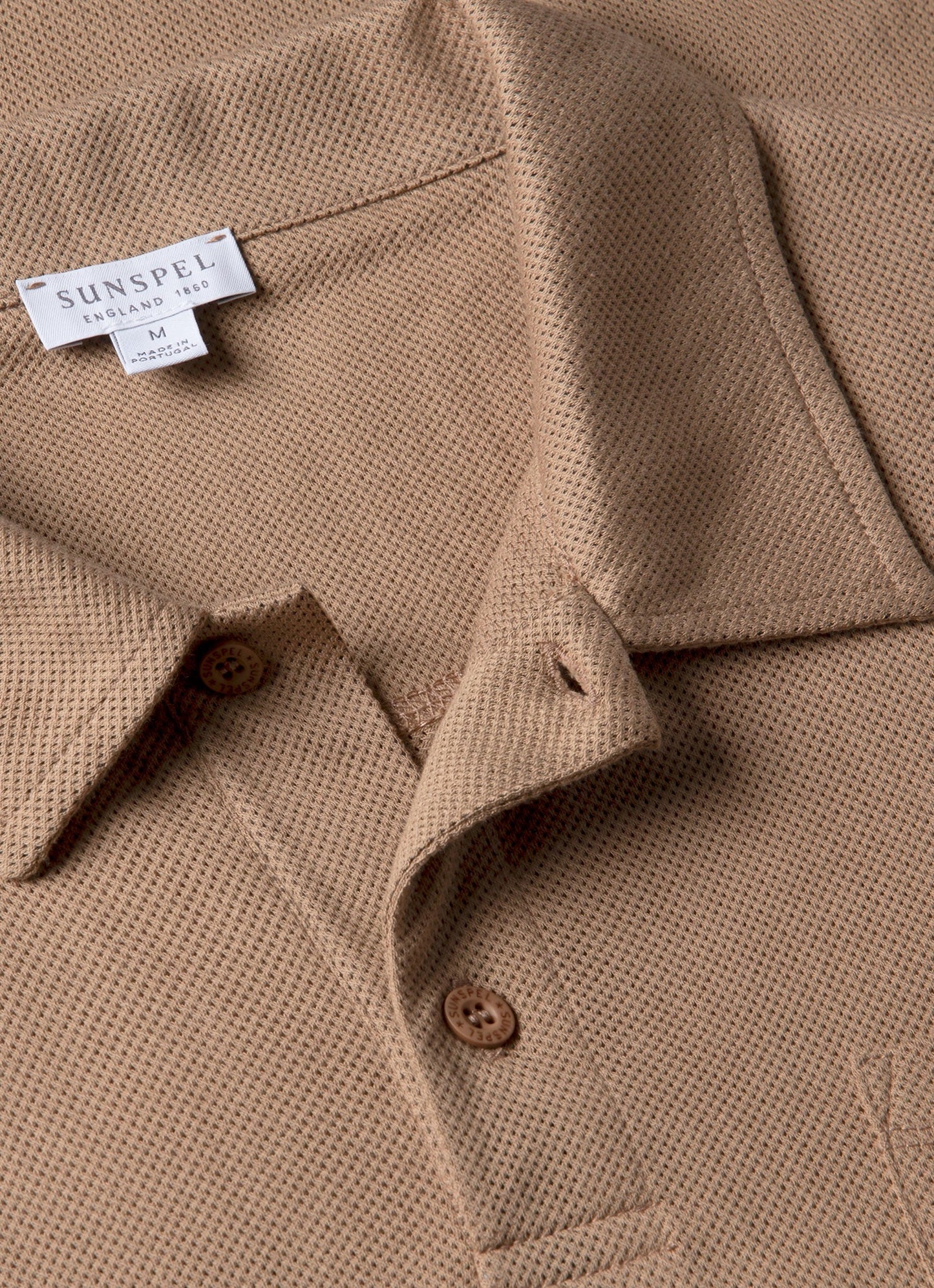 Mens Riviera Polo Shirt In Dune Mpol1026 Brfz