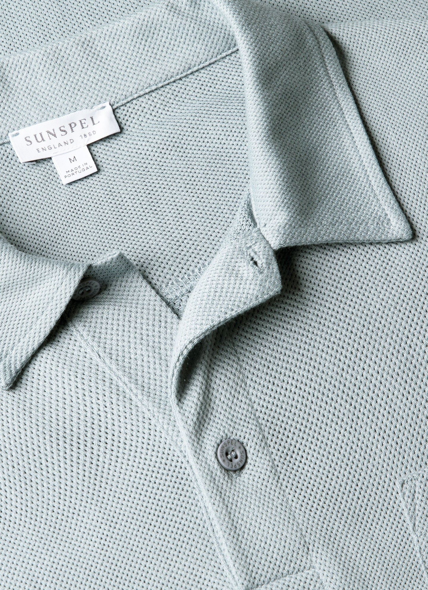 Mens Riviera Polo Shirt In Stone Blue Mpol1026 Buwt