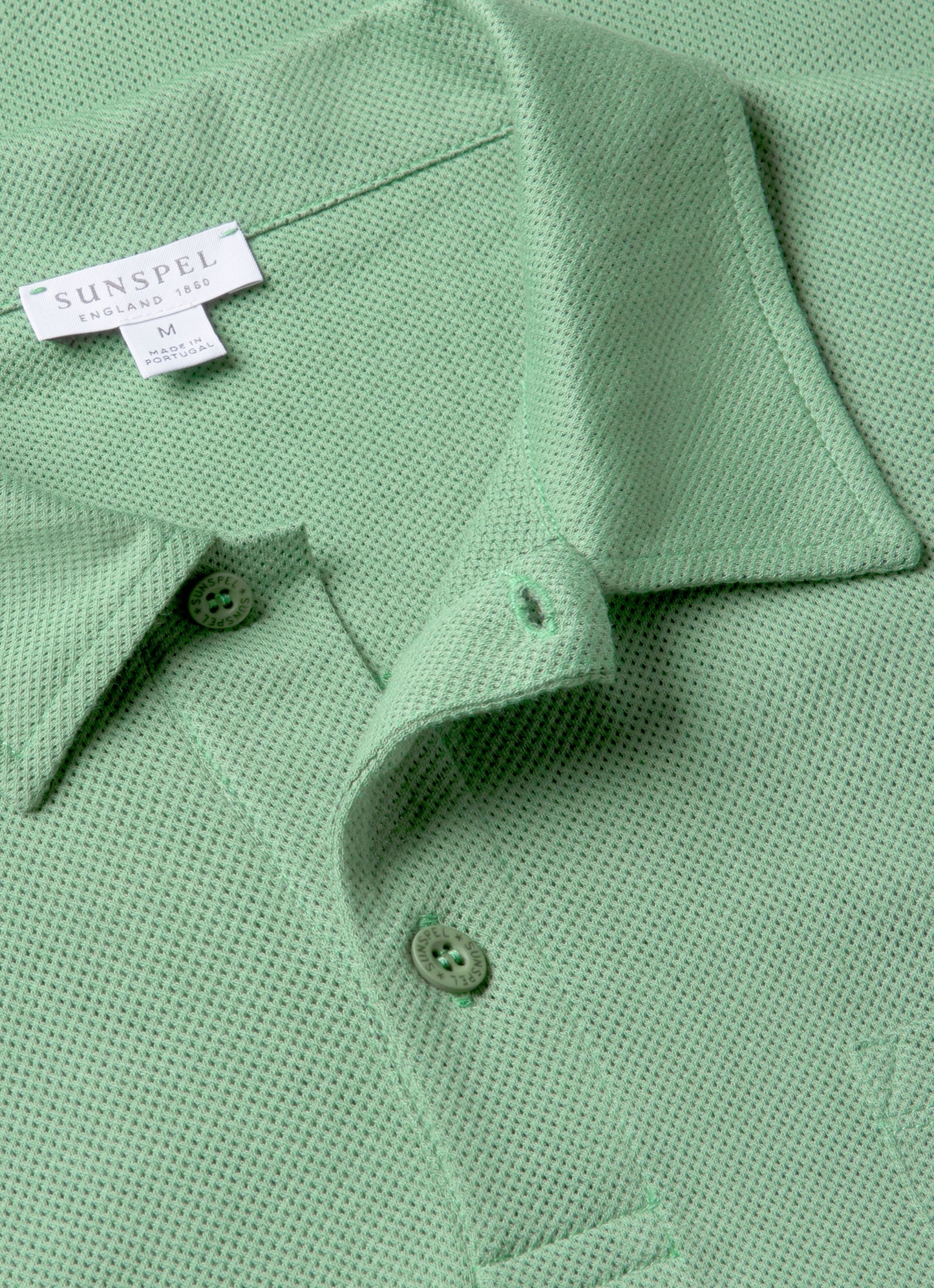 Men S Riviera Polo Shirt In Thyme Mpol1026 Gnfp