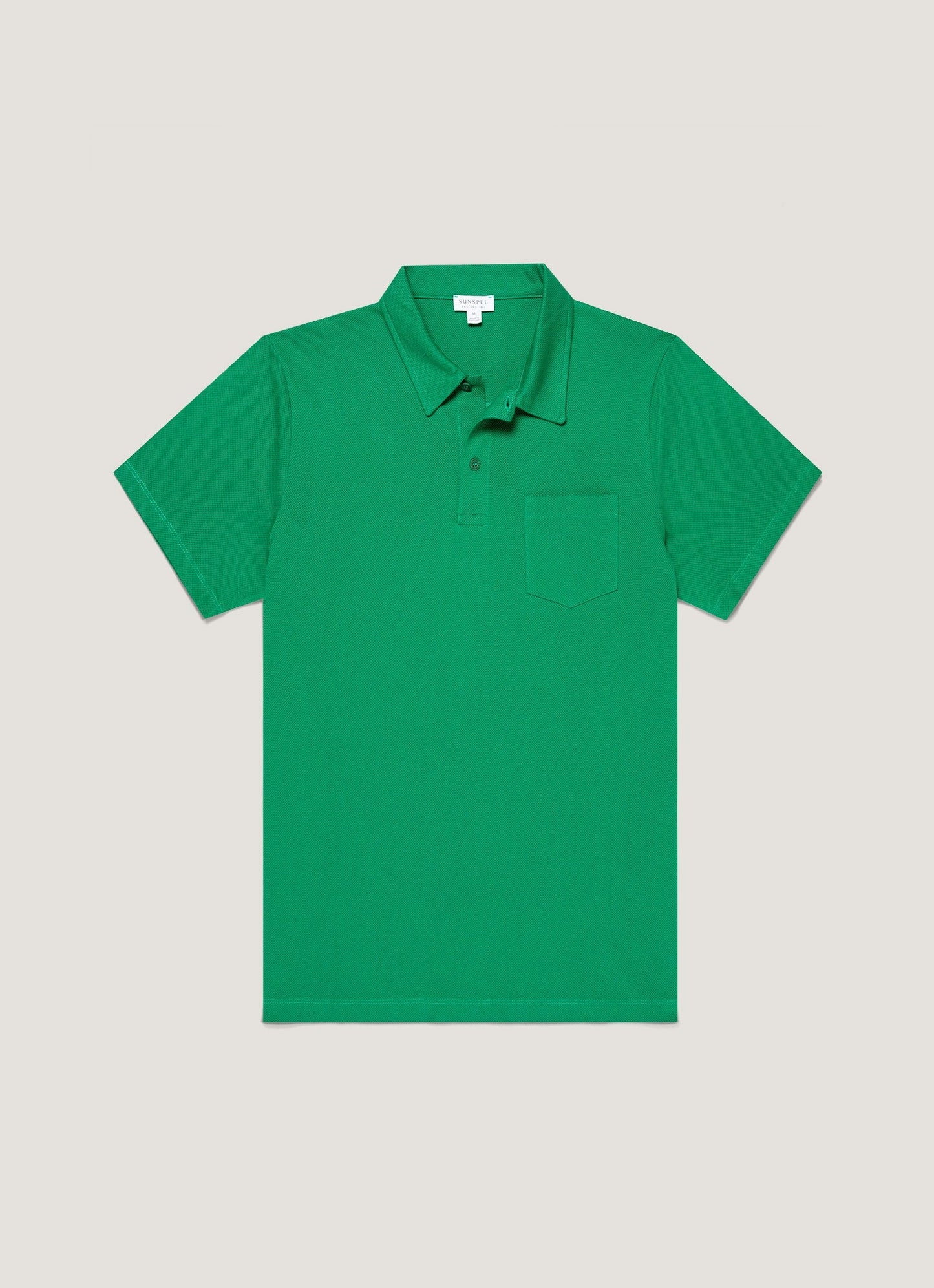 Mens Riviera Polo Shirt In Bright Green Mpol1026 Gnjc