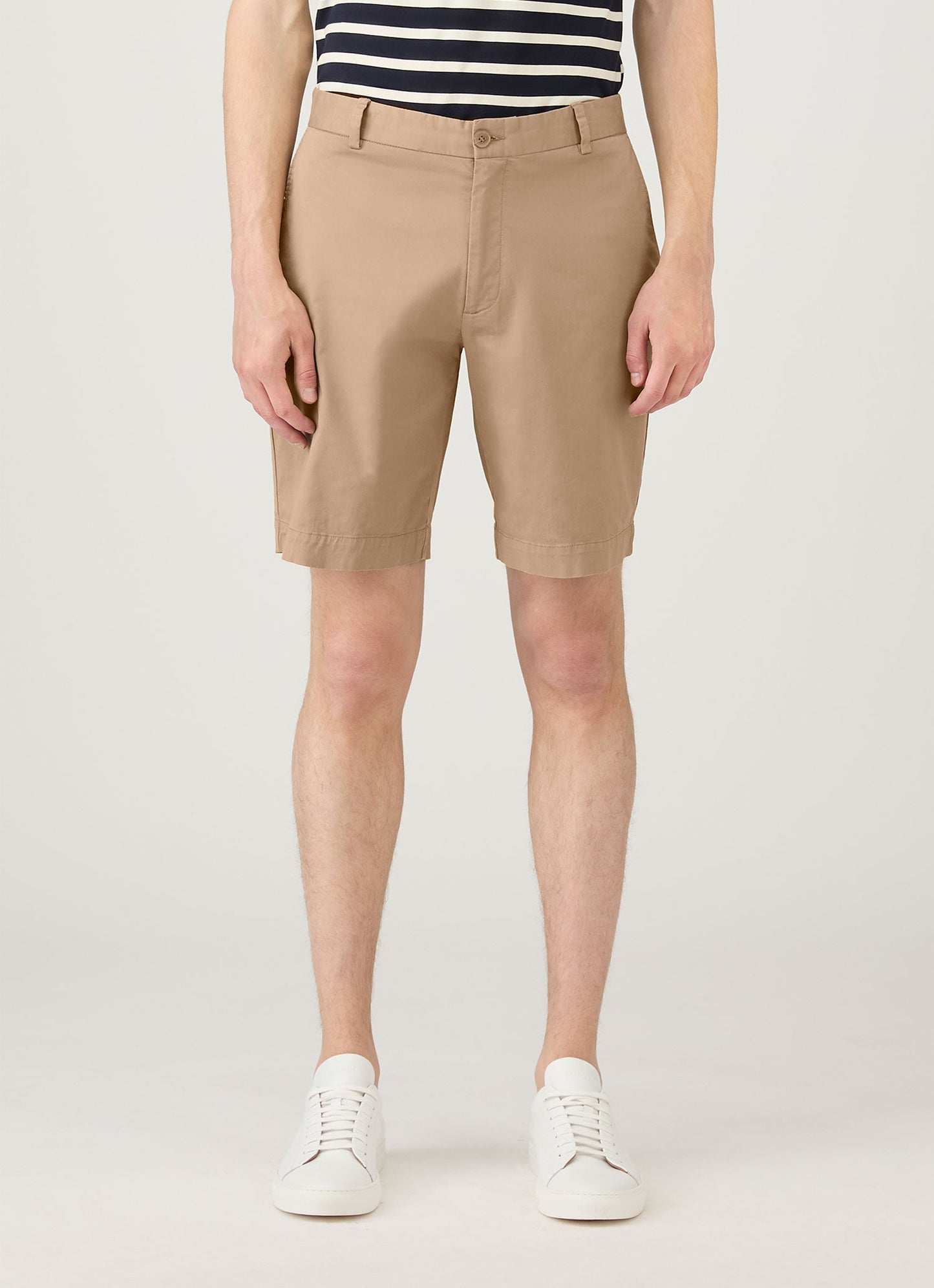 Mens Chino Shorts In Dark Stone Mshr3517 Whdc