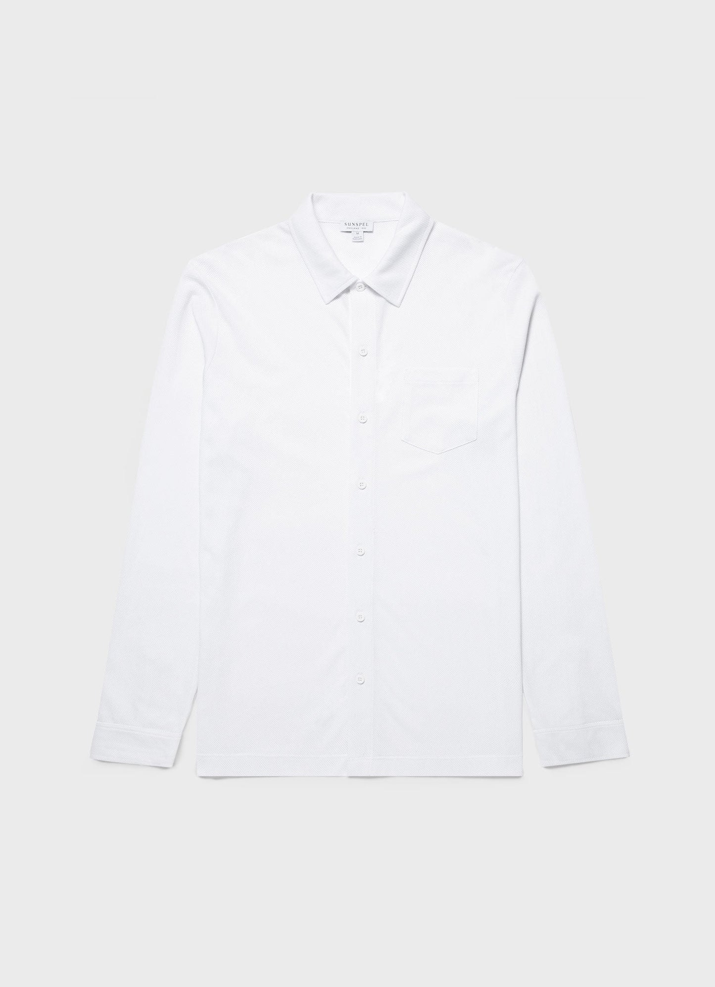 Mens Riviera Shirt In White Msht2072 Whaa