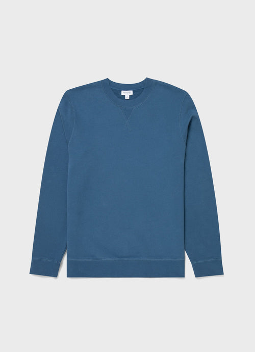 Men's Loopback Sweatshirt in Steel Blue