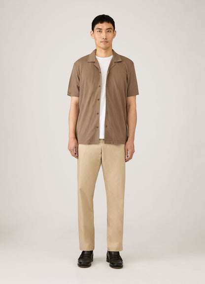 Mens Cotton Drill Trouser In Light Stone Mtrs3129 Whbs