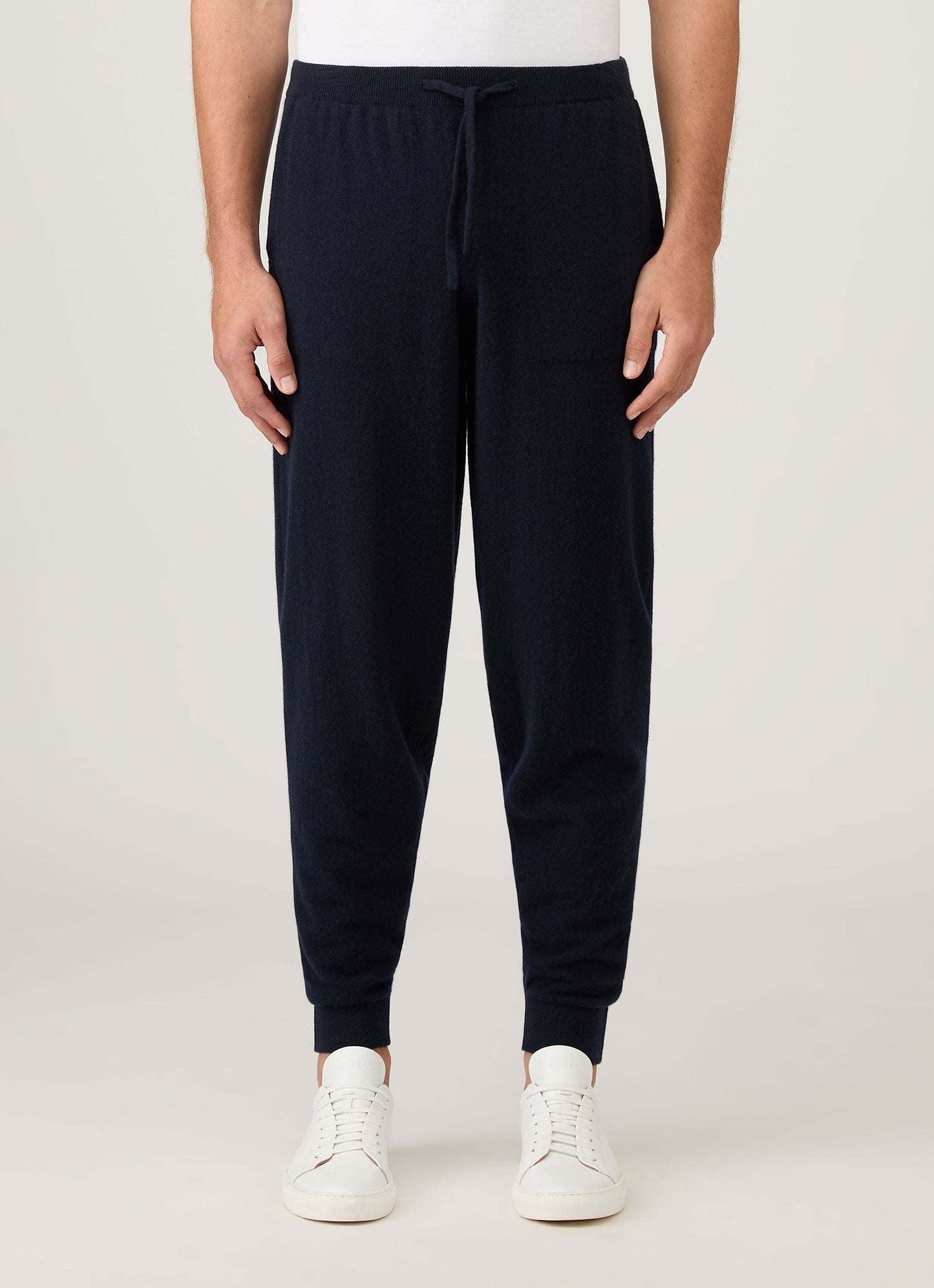 Mens Cashmere Lounge Pant In Navy Mtrs8301 Buaa
