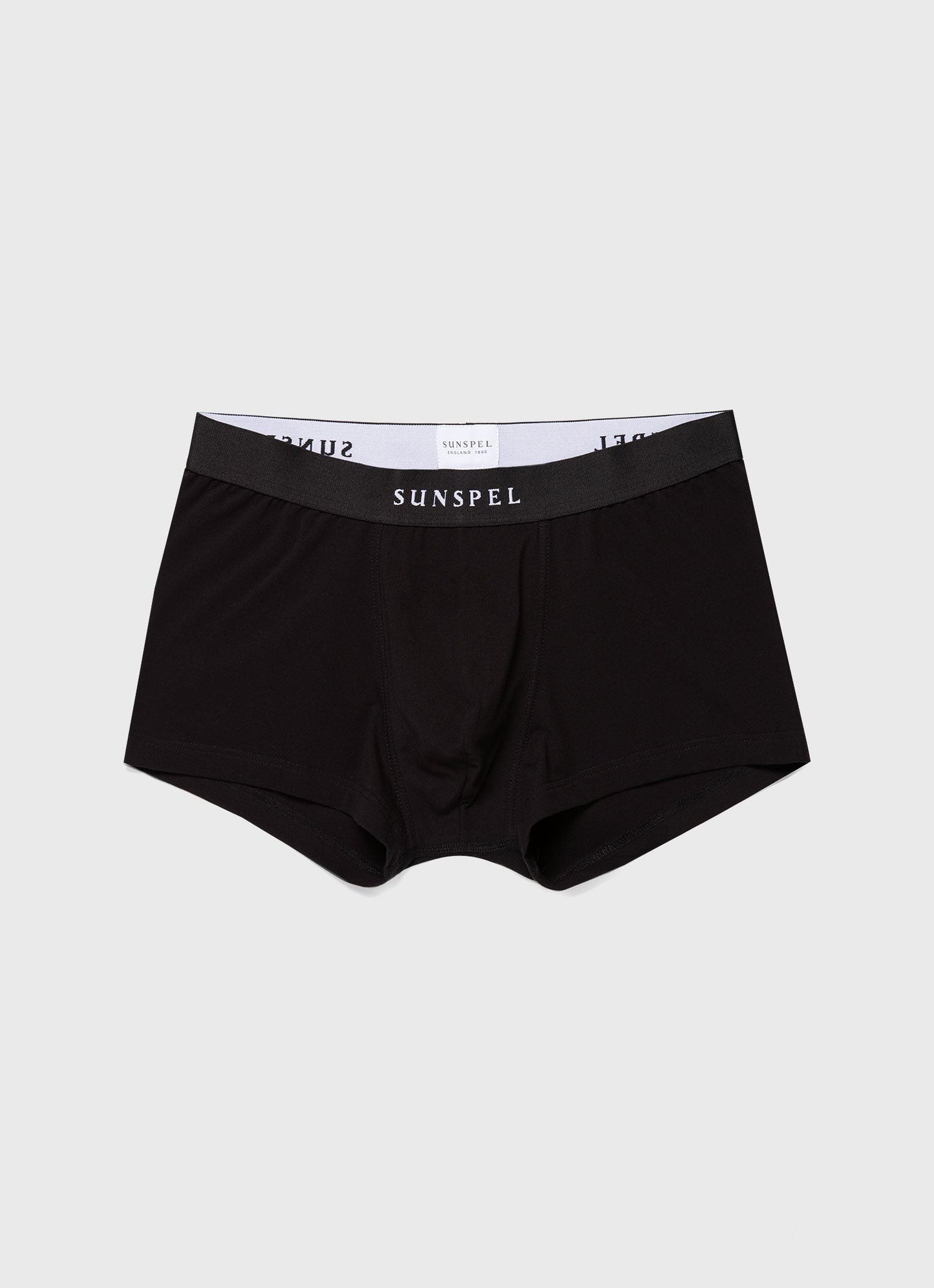 Mens Logo Stretch Cotton Trunks In Black Mtru4617 Bkaa