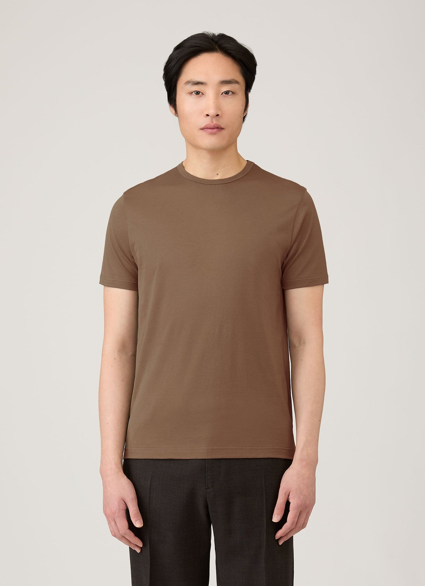 Mens Classic Tshirt In Bark Mtsh0001 Brgc