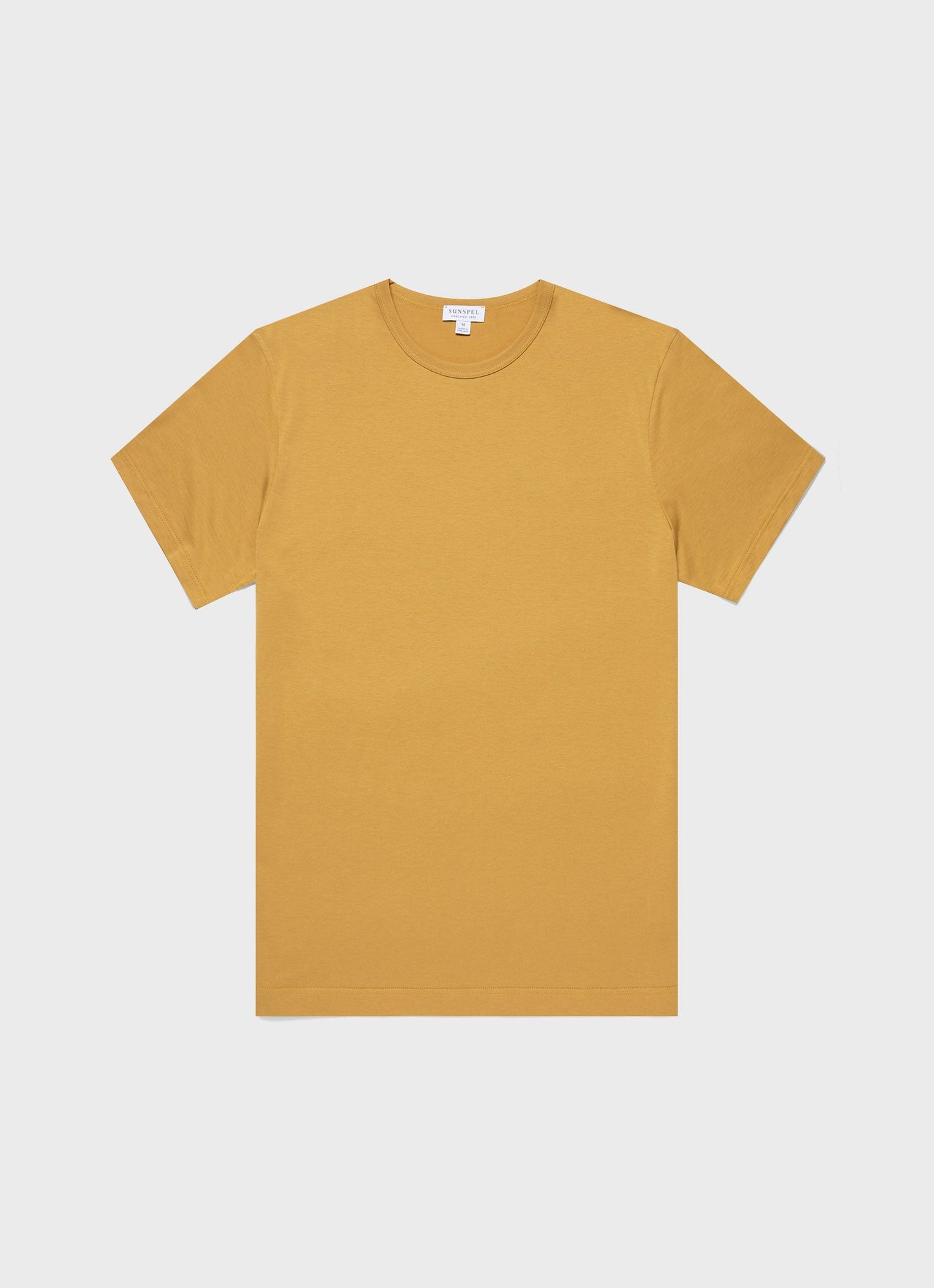 Mens Classic Tshirt In Mustard Mtsh0001 Ylbe