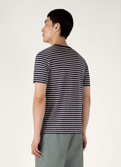 Men's Classic T-shirt in Navy/Undyed
