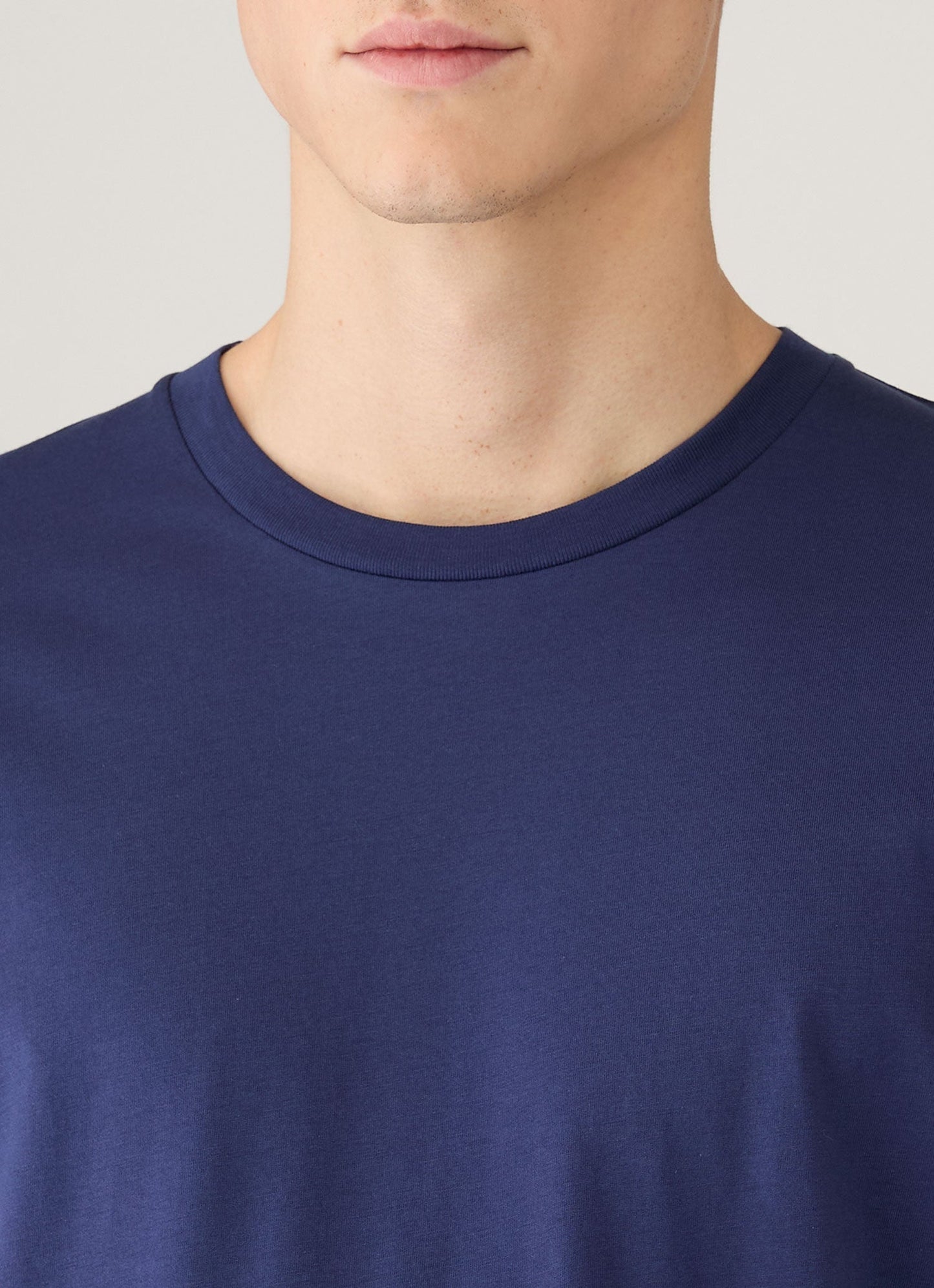 Mens Riviera Midweight Tshirt In Ink Blue Mtsh0007R Buwx
