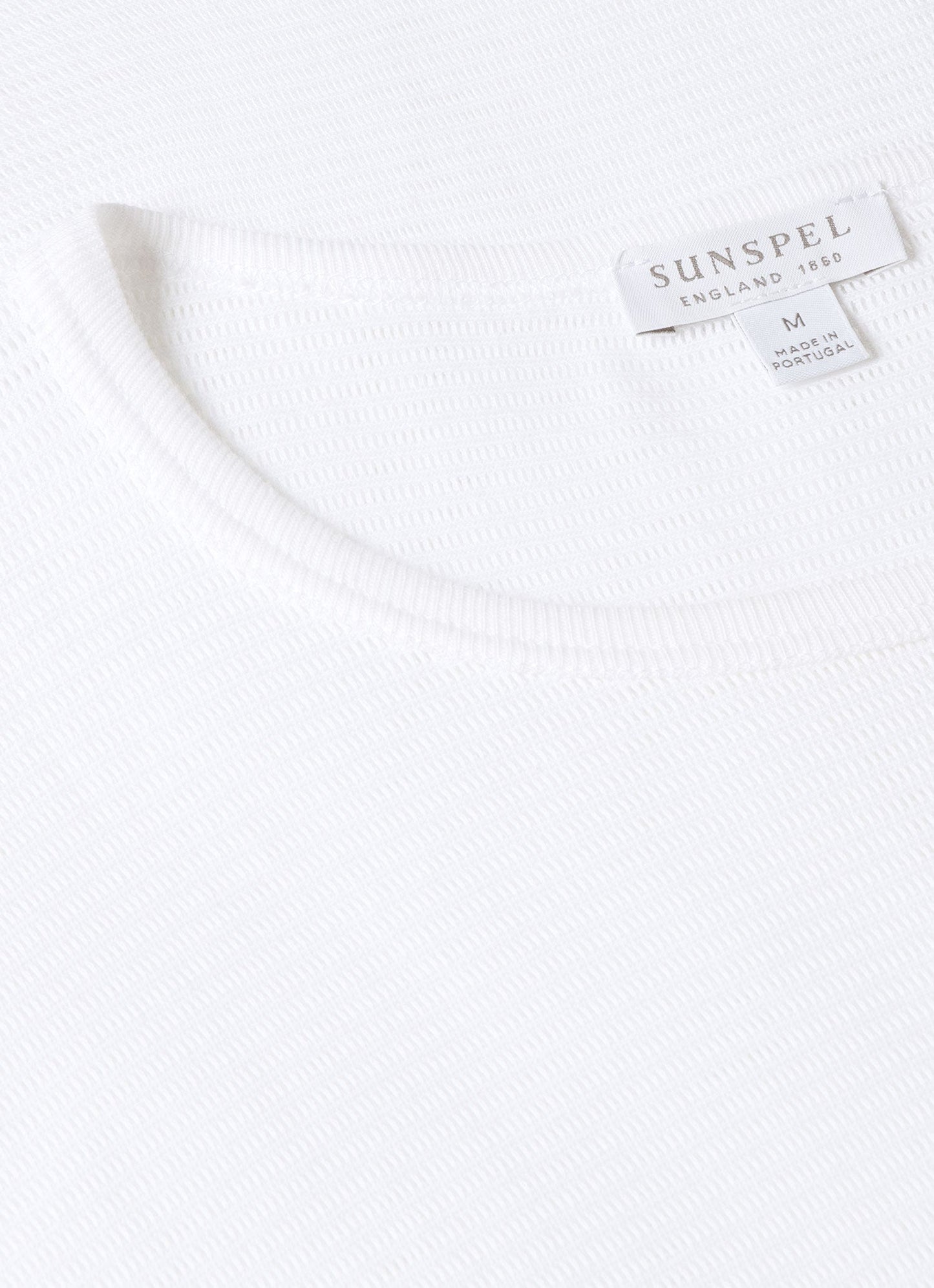 Q14 Cellular Crew Neck T Shirt White