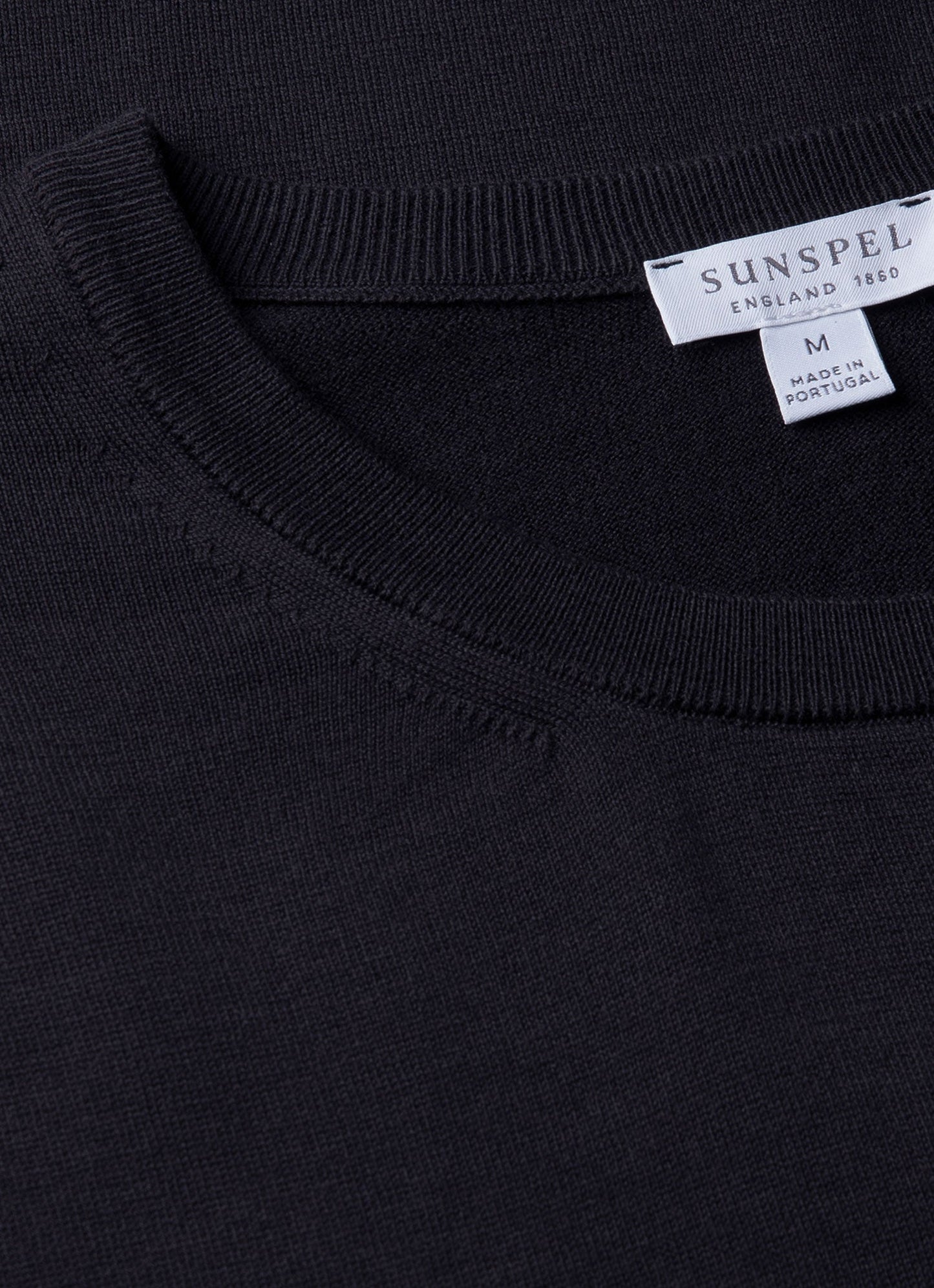 Mens Sea Island Cotton Knit Tshirt In Light Navy Mtsh8278 Buaf